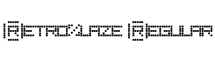RetroBlaze Regular  フリーフォントのダウンロード