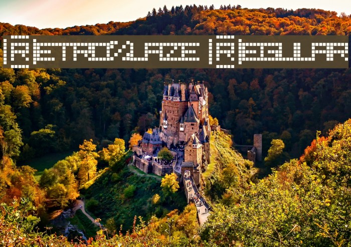 RetroBlaze Regular Font examples