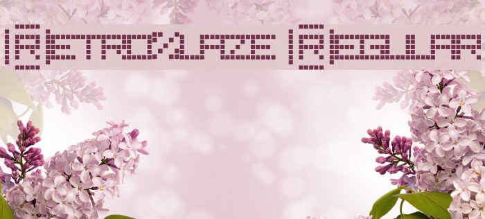 RetroBlaze Regular Font examples