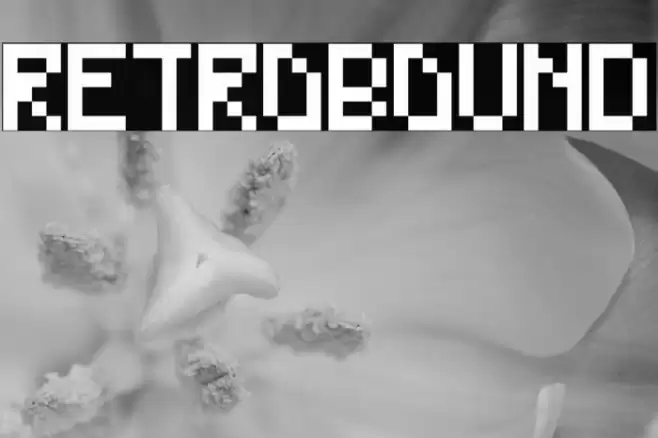 RetroBound Font examples