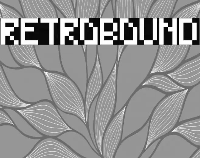 RetroBound Font examples