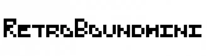 RetroBoundmini  Descarca Fonturi Gratis