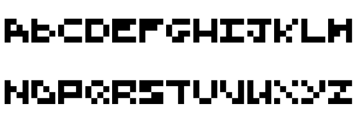 RetroBoundmini Font LOWERCASE