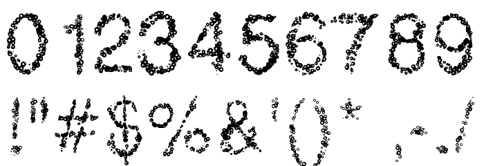 RetroBubbles Font OTHER CHARS