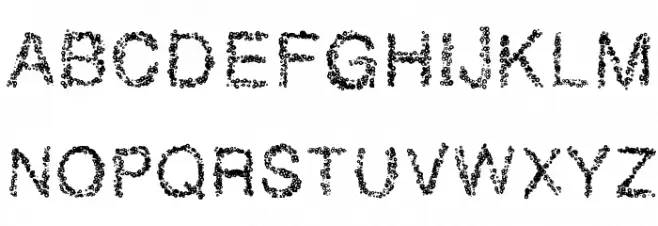 RetroBubbles Шрифта ВЕРХНИЙ