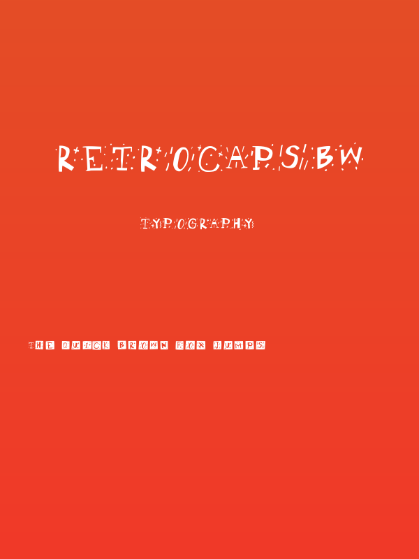 RetroCapsBW Poster