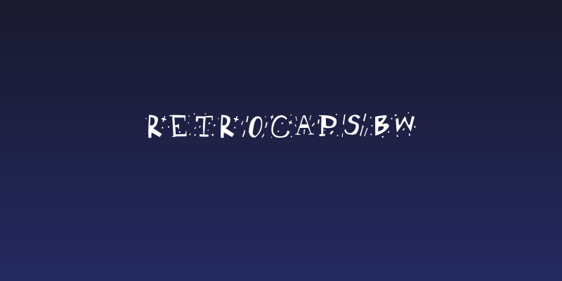 RetroCapsBW Social Header