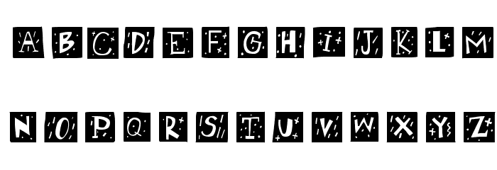 RetroCapsBW Font LOWERCASE