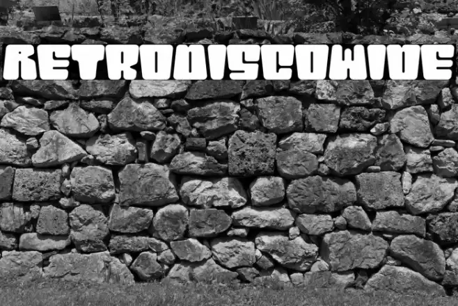RetroDisco-Wide Font examples