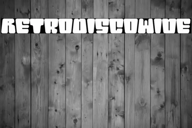 RetroDisco-Wide Font examples