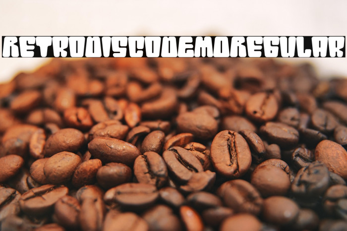 RetroDiscoDEMO-Regular Example 1