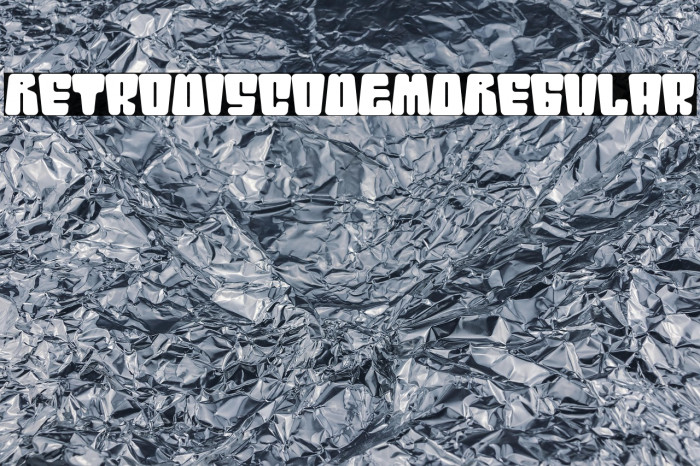 RetroDiscoDEMO-Regular Example 2