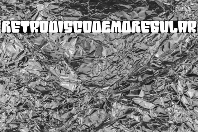RetroDiscoDEMO-Regular Polices examples