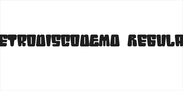 RetroDiscoDEMO-Regular Logo