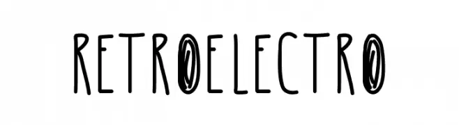 RetroElectro  Frei Schriftart Herunterladen