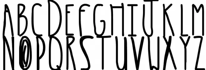 RetroElectro Font LOWERCASE