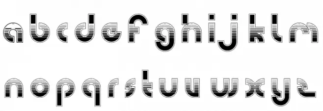 RetroGamer Font Litere mari
