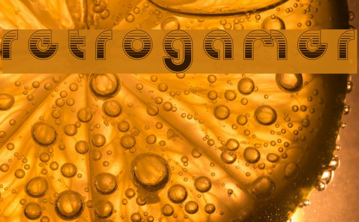 RetroGamer Font examples