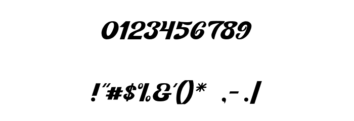 RetroJump Font OTHER CHARS