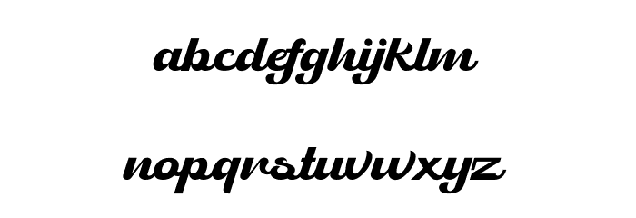 RetroJump Font LOWERCASE
