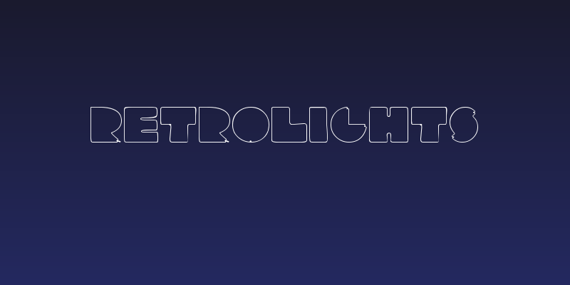 RetroLights Social Header
