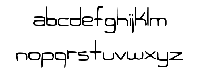 RetroRocket Font LOWERCASE