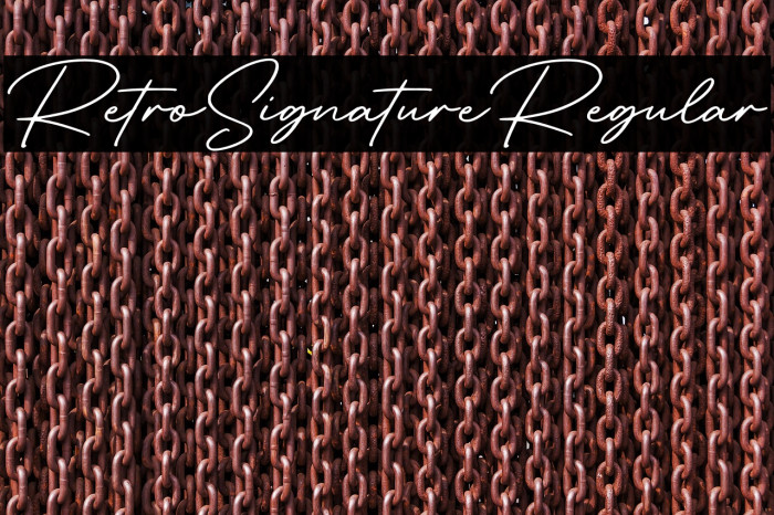 RetroSignatureRegular Example 3