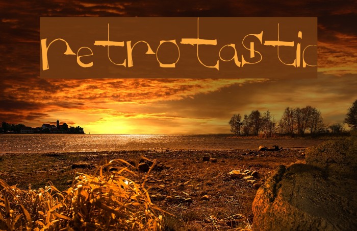 RetroTastic Font examples