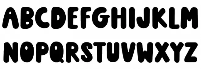 RetroVibes Font Litere mari