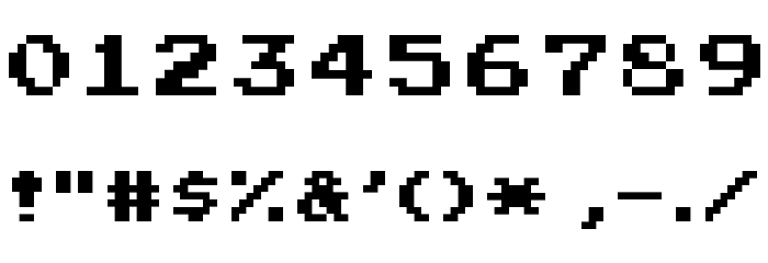 RetroVille NC Font OTHER CHARS