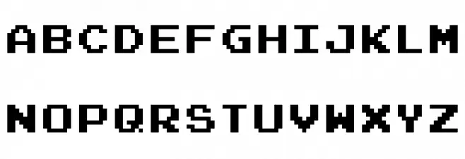 RetroVille NC 字体 大写