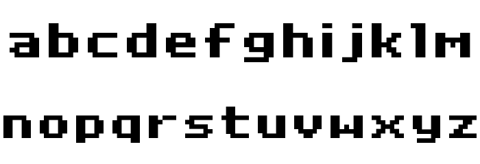 RetroVille NC Font LOWERCASE