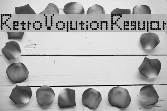 RetroVolution Regular Font examples