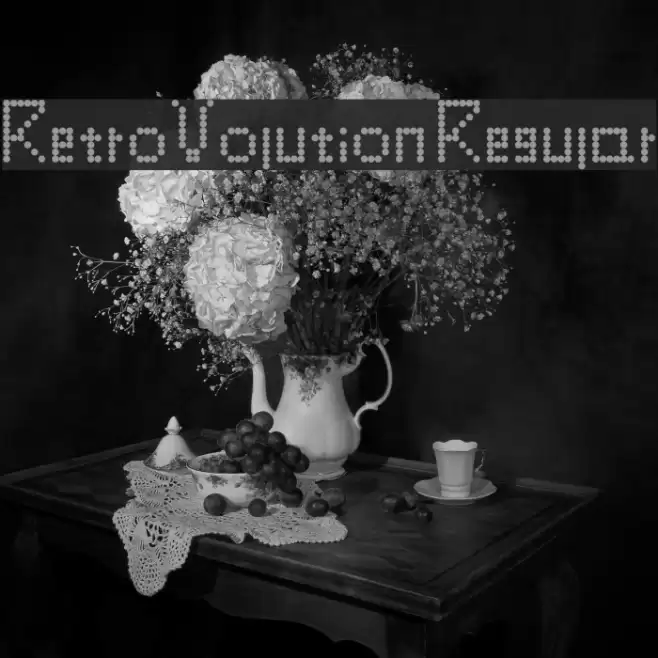 RetroVolution Regular Font examples