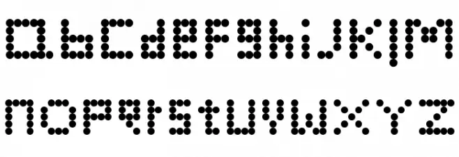 RetroVolution Regular Caratteri MINUSCOLO