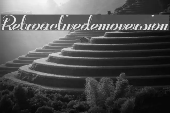 Retroactive_demo-version Font examples
