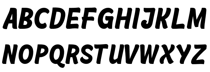 Retrochips Font LOWERCASE