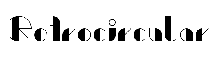 Retrocircular  免费字体下载