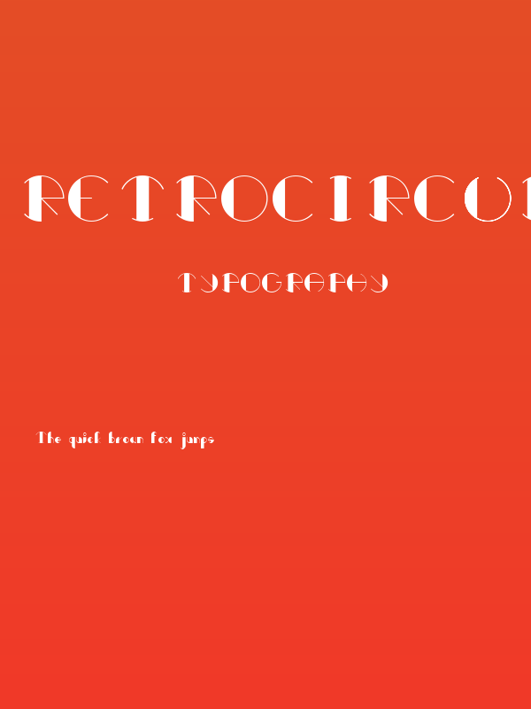 Retrocircular Poster