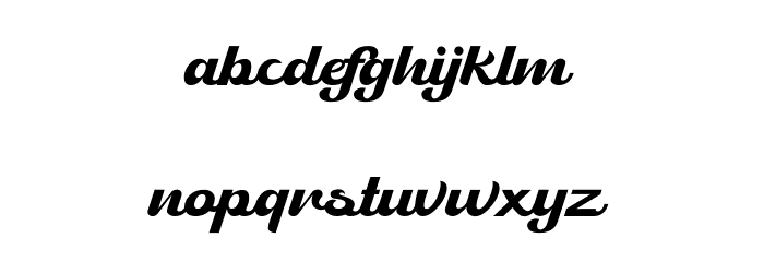 Retrock Font LOWERCASE