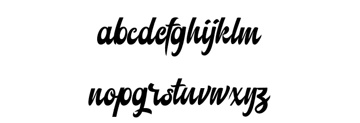 Retrocket Font LOWERCASE