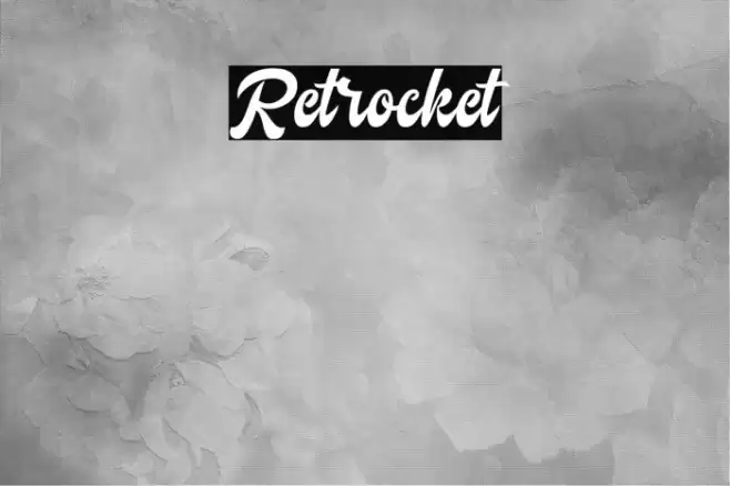 Retrocket Font examples