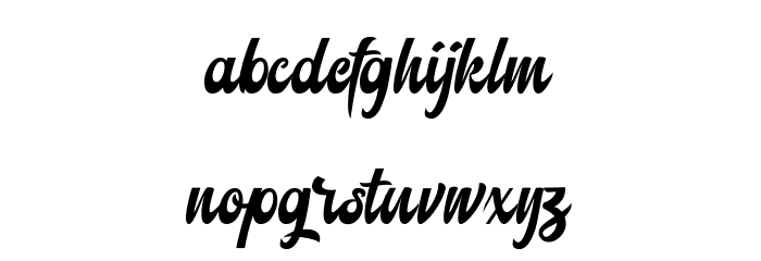 Retrocket Font LOWERCASE