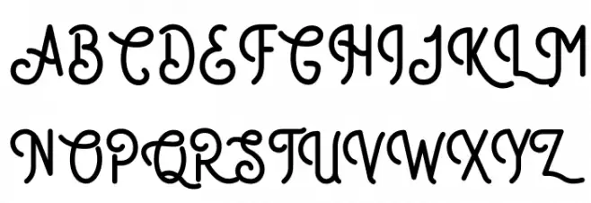 Retrocycles Schriftart Groß