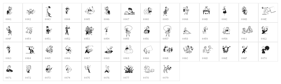Retrodings Two Character Map