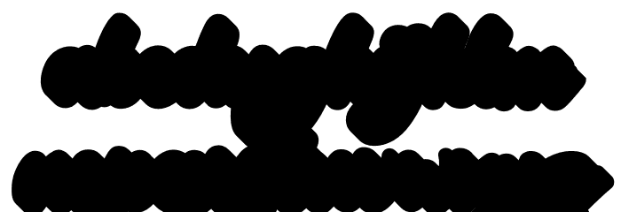 Retrofest Shadow Extrude Font LOWERCASE