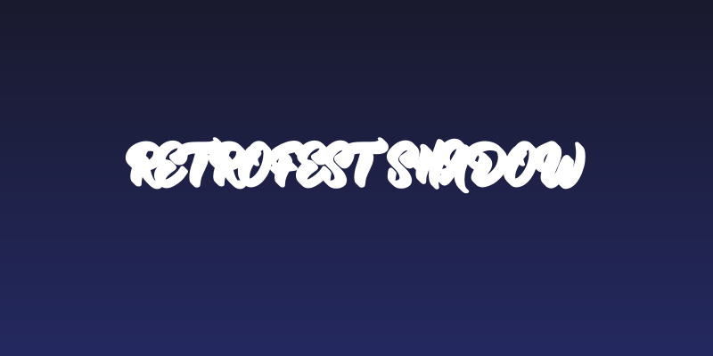 Retrofest Shadow Social Header