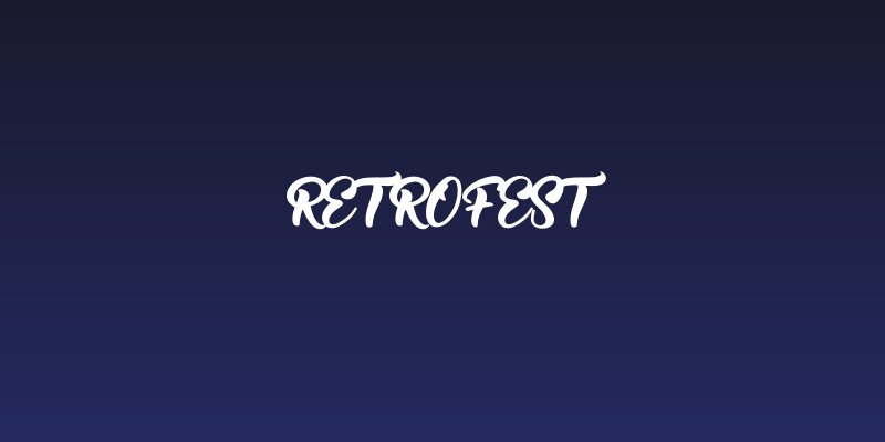 Retrofest Social Header