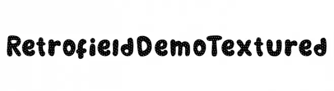 RetrofieldDemoTextured  Descarca Fonturi Gratis