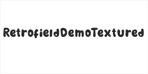 RetrofieldDemoTextured Logo